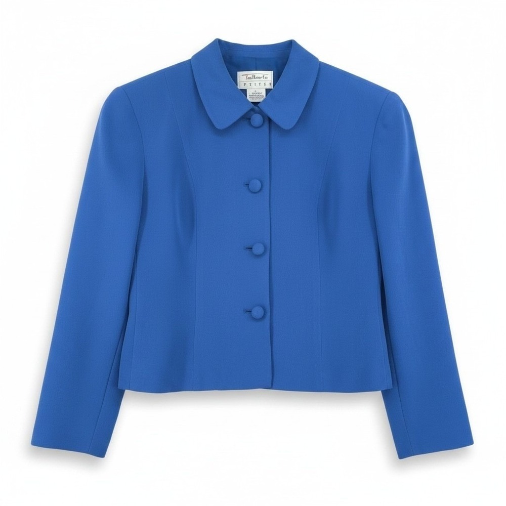 Talbots Petites Silk Blazer Jacket